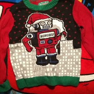 Ugly kids xmas sweater